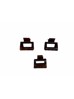 Κλάμερ μαλλιών 6cm ταρταρούγα 1 τμχ RO ACCESSORIES