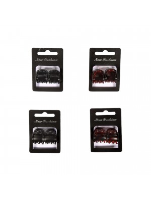 Κλάμερ μαλλιών 2 cm, σετ 2 τμχ RO ACCESSORIES
