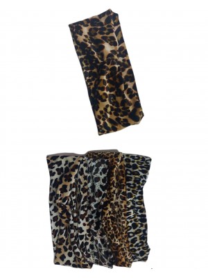Turban Headband animal print velvet 1pcs Ro Accessories