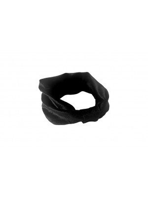 Κορδέλα μαλλιών βελούδινη μαύρη 10.5 cm RO ACCESSORIES