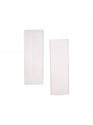 Κορδέλα μαλλιών άσπρη 7cm 1 τμχ RO ACCESSORIES