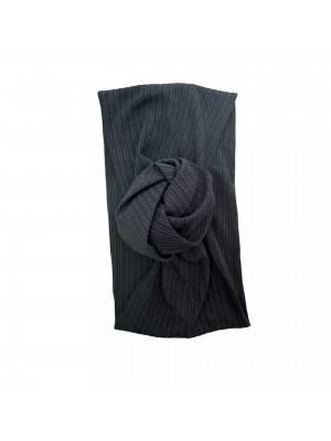 Κορδέλα μαλλιών μαύρη με κόμπο RO ACCESSORIES