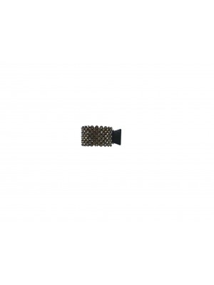 Ponytail hair cuff with strass Black Ro Accessories