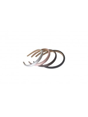 Στέκα μαλλιών 1.5 cm metal effect 1 τμχ RO ACCESSORIES