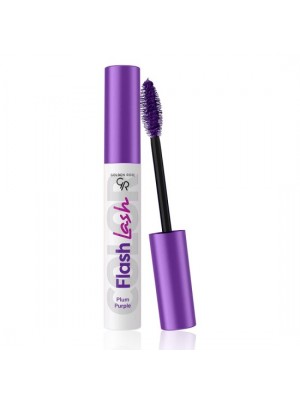 FLASH LASH COLORED MASCARA 07 PLUM PURPLE GOLDEN ROSE