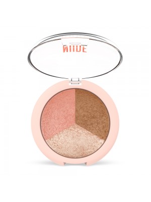 Nude Look Baked Trio Face Powder GOLDEN ROSE