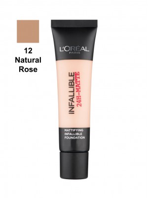 Infallible 24h Matte Foundation No12 Natural Rose (35ml) L'oreal