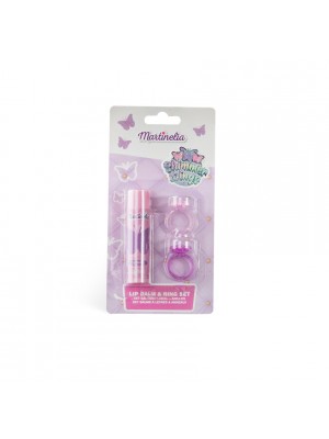 Shimmer Wings Lip Balm & Ring Set MARTINELIA