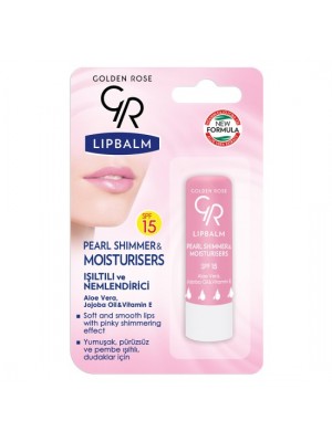LIP BALM PEARL SHIMMER GOLDEN ROSE