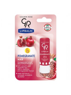 LIP BALM POMEGRANATE GOLDEN ROSE