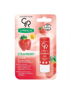 LIP BALM STRAWBERRY GOLDEN ROSE