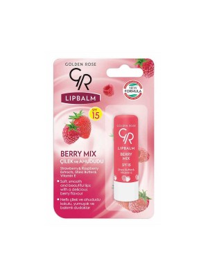 Lip Balm - BERRY MIX GOLDEN ROSE 