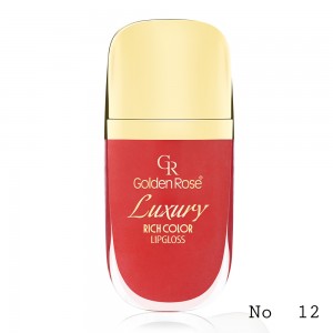 Luxury Rich Color Lipgloss 12 Golden Rose