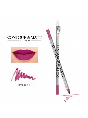 CONTOUR & MATT Lip pencil with sharpener 01 REVERS