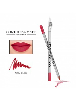 CONTOUR & MATT Lip pencil with sharpener 05 REVERS