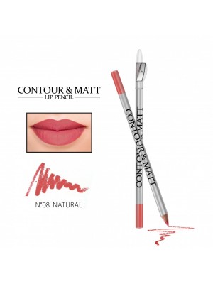 CONTOUR & MATT Lip pencil with sharpener 08 REVERS