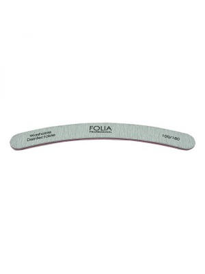 Nail File Banana Grey (100/180)  F-135 FOLIA COSMETICS