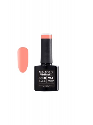 Ημιμόνιμο βερνίκι 8ml – #964 (Youthful Coral) ELIXIR MAKE-UP