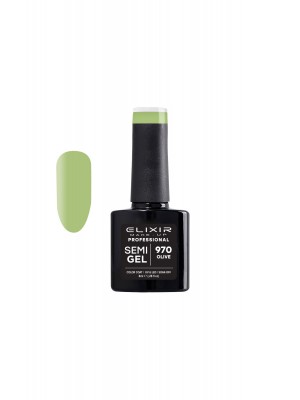 Ημιμόνιμο βερνίκι 8ml – #970 (Olive) ELIXIR MAKE-UP