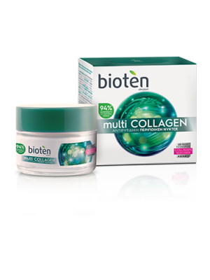 MULTI-COLLAGEN Αντιρυτιδική περιποίηση νυκτός 50ml BIOTEN