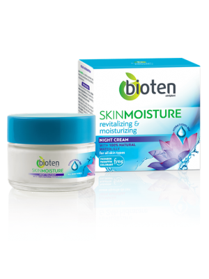 Skin Moisture Κρέμα Νύχτας Ενυδάτωσης & Αναζωογόνησης 50ml BIOTEN