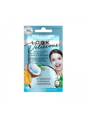 Look Delicious Face Bio Mask Coconut & Mango Eveline 