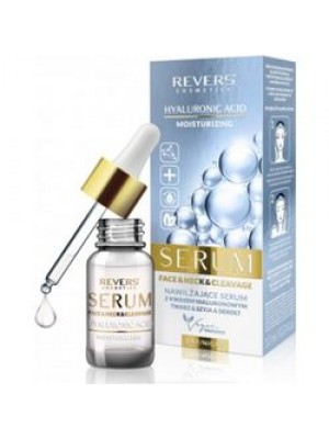 Ορός Ενυδάτωσης για πρόσωπο και λαιμό hyaluronic acid 10ml Revers