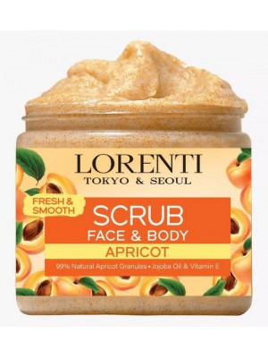 FACE & BODY SCRUB APRICOT 500ml LORENTI 