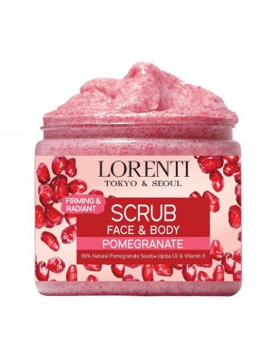 FACE & BODY SCRUB POMEGRANATE 500ml LORENTI 