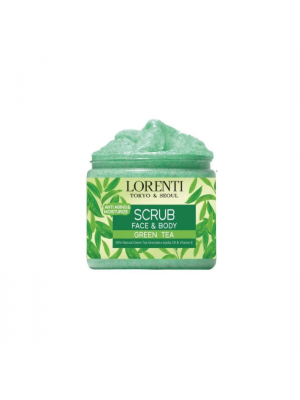FACE & BODY SCRUB GREEN TEA 500ML LORENTI 