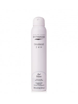 Deodorant 24h Cotton Flower Anti-stain Anti-perspirant Spray 200ml Byphasse 