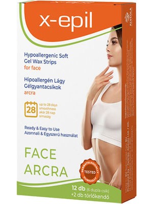 Hypoallergic Soft Ταινίες Αποτρίχωσης για το Πρόσωπο 12τμχ X-EPIL