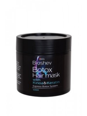 HAIR BOTOX MASK WITH KINOA & KERATIN 500ML BIOSHEV