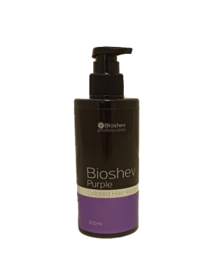 PURPLE COLORED HAIR MASK 300ML BIOSHEV