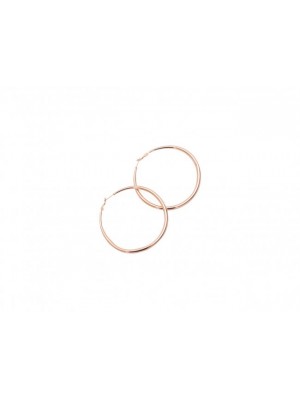 Σκουλαρίκι Κρίκος Rose gold 70 mm RO