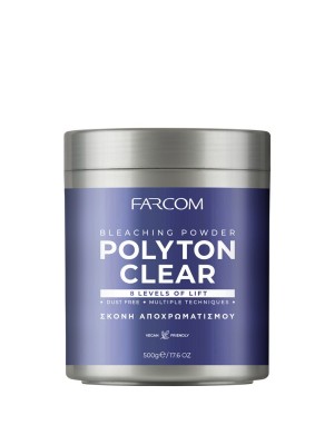 Polyton Clear Σκόνη Ντεκαπάζ Μπλε, 500gr Farcom 