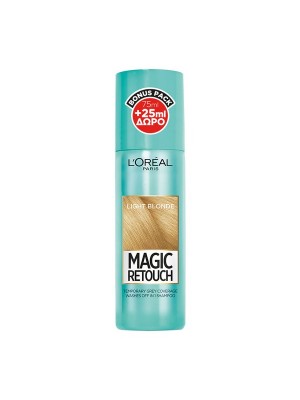 MAGIC RETOUCH SPRAY ΚΑΛΥΨΗΣ ΛΕΥΚΩΝ ΡΙΖΩΝ 25% ΔΩΡΕΑΝ ΠΡΟΪΟΝ LIGHT BLOND L'OREAL