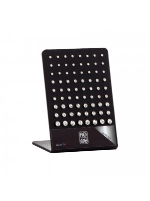 Σκουλαρίκι αυτιού Ασήμι 925 στρας 2.5/3/4/5 mm Rhodium plated RO ACCESSORIES