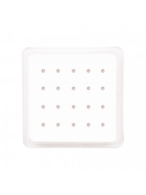 Σκουλαρίκι μύτης Silver 925 multiclip 1.5 mm με μπίλια 1 τμχ RO ACCESSORIES