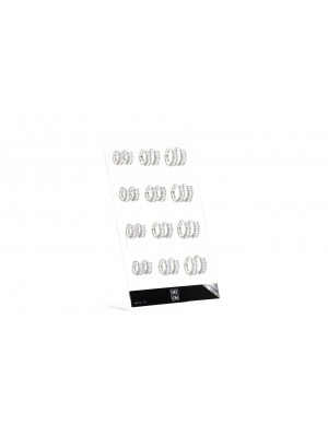Σκουλαρίκι Κρίκος αυτιού Stainless Steel ασημί 1 σετ Ro Accessories