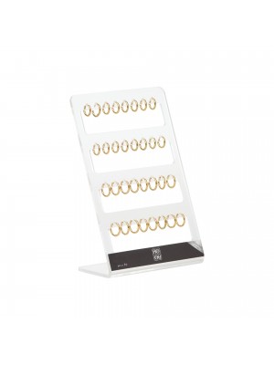 Σκουλαρίκι Κρίκος αυτιού Stainless Steel χρυσός 1.6*8/10 RO ACCESSORIES