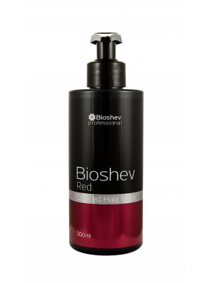 RED COLOR HAIR MASK 300ML BIOSHEV 